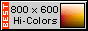 Best with 800x600 Hi-Colors